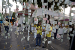 Hanging monetary donations, Bangkok