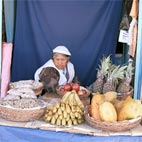 Fruit stall at Oruro, Bolivia
