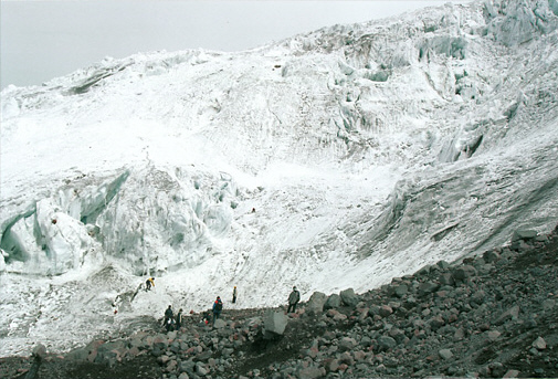 Cotopaxi at 4800 meters, Ecuador