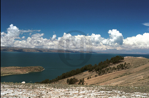 View from Isla del Sol, Lake Titicaca